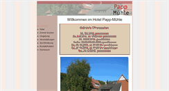 Desktop Screenshot of pappmuehle.de